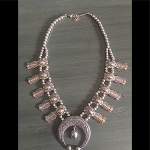 Silver plated Indian necklace